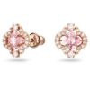 Conjunto Una de cortes mixtos, trébol, rosa, chapado en tono oro rosa Conjunto Una de cortes mixtos, trébol, rosa, chapado en tono oro rosa