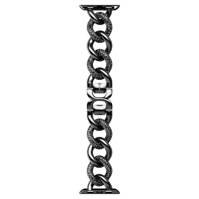 Correa de cadena para Apple Watch® de 40 mm y 41 mm, negra, acabado negro Correa de cadena para Apple Watch® de 40 mm y 41 mm, negra, acabado negro