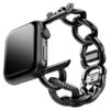 Correa de cadena para Apple Watch® de 40 mm y 41 mm, negra, acabado negro Correa de cadena para Apple Watch® de 40 mm y 41 mm, negra, acabado negro