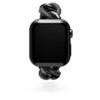Correa de cadena para Apple Watch® de 40 mm y 41 mm, negra, acabado negro Correa de cadena para Apple Watch® de 40 mm y 41 mm, negra, acabado negro