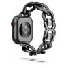 Correa de cadena para Apple Watch® de 40 mm y 41 mm, negra, acabado negro Correa de cadena para Apple Watch® de 40 mm y 41 mm, negra, acabado negro