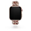 Correa de cadena para Apple Watch® de 40 mm y 41 mm, tono oro rosa, acabado en tono oro rosa