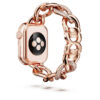 Correa de cadena para Apple Watch® de 40 mm y 41 mm, tono oro rosa, acabado en tono oro rosa