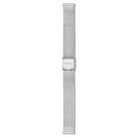 Correa de reloj de 13 mm (0,51″) de ancho, metal, tono plateado, acero inoxidable Correa de reloj de 13 mm (0,51″) de ancho, metal, tono plateado, acero inoxidable