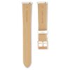 Correa de reloj de 16 mm (0.63″) de ancho, correa de cuero, blanca Correa de reloj de 16 mm (0.63″) de ancho, correa de cuero, blanca