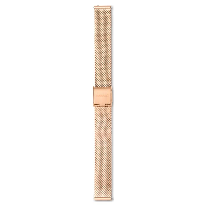 Correa para reloj de 13 mm (0,51″) de ancho, metal, tono oro rosa, acabado en tono oro rosa Correa para reloj de 13 mm (0,51″) de ancho, metal, tono oro rosa, acabado en tono oro rosa