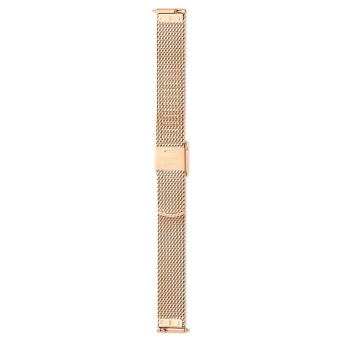 Correa para reloj de 13 mm (0,51″) de ancho, metal, tono oro rosa, acabado en tono oro rosa Correa para reloj de 13 mm (0,51″) de ancho, metal, tono oro rosa, acabado en tono oro rosa