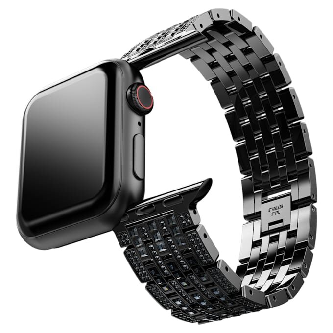 Correa Princess para Apple Watch® de 40 mm y 41 mm, negra, acabado negro Correa Princess para Apple Watch® de 40 mm y 41 mm, negra, acabado negro