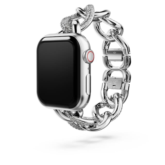 Correa tipo cadena para Apple Watch® de 40 mm y 41 mm, tono plateado, acero inoxidable Correa tipo cadena para Apple Watch® de 40 mm y 41 mm, tono plateado, acero inoxidable