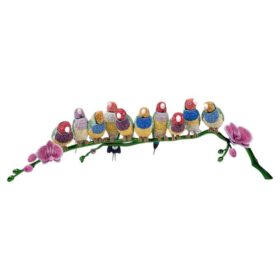 Cristal «Myriad Gouldian Finches»