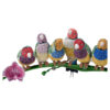 Cristal «Myriad Gouldian Finches» Cristal «Myriad Gouldian Finches»