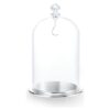 Expositor con campana de cristal grande