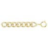 Extensor Dextera blanco, chapado en tono dorado Extensor Dextera blanco, chapado en tono dorado