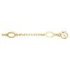Extensor Imber blanco, chapado en tono dorado