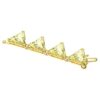 Extensor Matrix con corte triangular, amarillo, chapado en tono dorado Extensor Matrix con corte triangular, amarillo, chapado en tono dorado