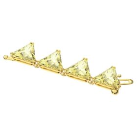 Extensor Matrix con corte triangular, amarillo, chapado en tono dorado