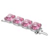 Extensor Millenia con corte octogonal, rosa, chapado en rodio Extensor Millenia con corte octogonal, rosa, chapado en rodio