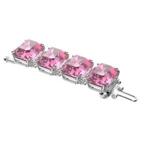 Extensor Millenia con corte octogonal, rosa, chapado en rodio