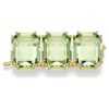 Extensor Millenia con corte octogonal, verde, chapado en tono dorado Extensor Millenia con corte octogonal, verde, chapado en tono dorado