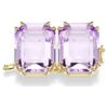 Extensor Millenia de corte octogonal, morado, chapado en tono dorado