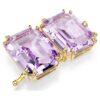 Extensor Millenia de corte octogonal, morado, chapado en tono dorado