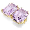 Extensor Millenia de corte octogonal, morado, chapado en tono dorado