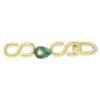 Extensor Numina verde, chapado en tono dorado Extensor Numina verde, chapado en tono dorado
