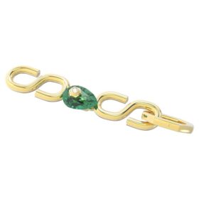 Extensor Numina verde, chapado en tono dorado Extensor Numina verde, chapado en tono dorado