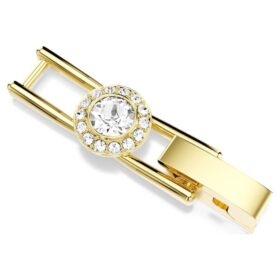 Extensor Una Angelic de corte redondo, blanco, chapado en tono dorado