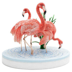 Flamencos de cristal Myriad