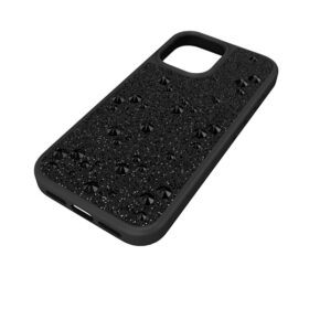 Funda alta para smartphone con cristales de dorso plano, iPhone® 17, negro
