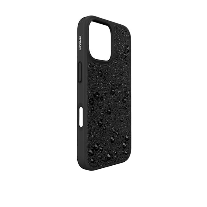 Funda alta para smartphone con cristales de dorso plano, iPhone® 17, negro Funda alta para smartphone con cristales de dorso plano, iPhone® 17, negro