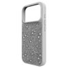 Funda alta para smartphone con cristales de dorso plano, iPhone® 17 Pro, tono plateado Funda alta para smartphone con cristales de dorso plano, iPhone® 17 Pro, tono plateado