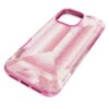 Funda alta para smartphone con motivo de cristales, iPhone® 16 Pro Max, rosa Funda alta para smartphone con motivo de cristales, iPhone® 16 Pro Max, rosa