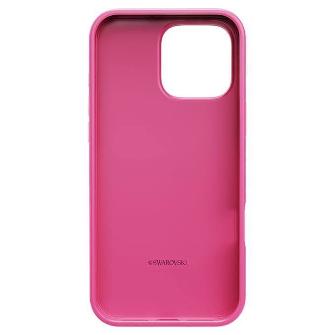 Funda alta para smartphone con motivo de cristales, iPhone® 16 Pro Max, rosa Funda alta para smartphone con motivo de cristales, iPhone® 16 Pro Max, rosa