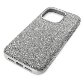 Funda alta para smartphone iPhone® 15 Pro, tono plateado Funda alta para smartphone iPhone® 15 Pro, tono plateado