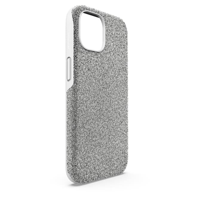 Funda alta para smartphone iPhone® 15, tono plateado Funda alta para smartphone iPhone® 15, tono plateado