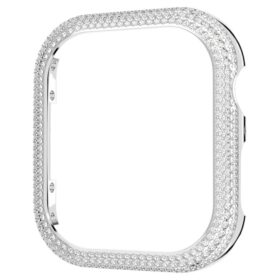 Funda brillante para Apple Watch® Serie 7, 41 mm, tono plateado