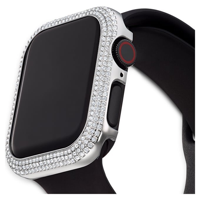 Funda brillante para Apple Watch® Series 4 y 5, 40 mm, tono plateado Funda brillante para Apple Watch® Series 4 y 5, 40 mm, tono plateado