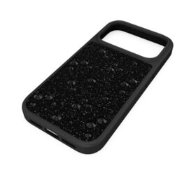 Funda para smartphone con cristales de cara plana, iPhone® 17 Pro, negro Funda para smartphone con cristales de cara plana, iPhone® 17 Pro, negro