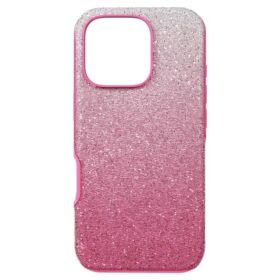Funda para smartphone con degradado de color intenso, iPhone® 16 Pro, rosa