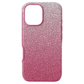 Funda para smartphone con degradado de color intenso, iPhone® 16, rosa
