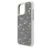 Funda para smartphone con diseño de cristales dispersos, iPhone® 16 Pro Max, tono plateado Funda para smartphone con diseño de cristales dispersos, iPhone® 16 Pro Max, tono plateado