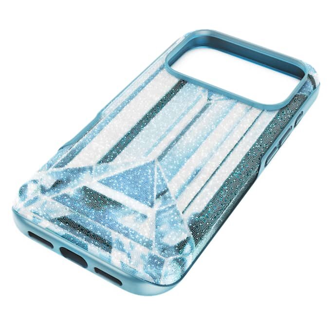 Funda para smartphone con efecto cristal, iPhone® 17 Pro, azul Funda para smartphone con efecto cristal, iPhone® 17 Pro, azul