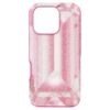 Funda para smartphone con motivo de cristales, iPhone® 16 Pro, rosa Funda para smartphone con motivo de cristales, iPhone® 16 Pro, rosa