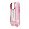 Funda para smartphone con motivo de cristales, iPhone® 16 Pro, rosa Funda para smartphone con motivo de cristales, iPhone® 16 Pro, rosa
