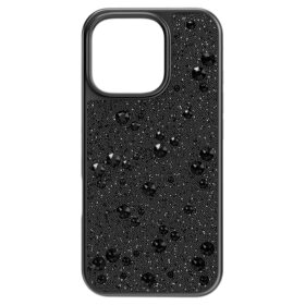 Funda para smartphone High con diseño disperso, iPhone® 16 Pro, negro