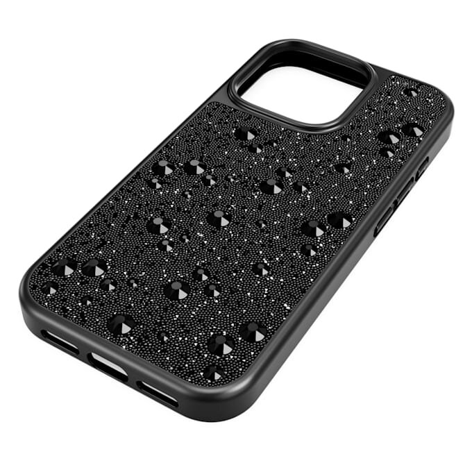 Funda para smartphone High con diseño disperso, iPhone® 16 Pro, negro Funda para smartphone High con diseño disperso, iPhone® 16 Pro, negro