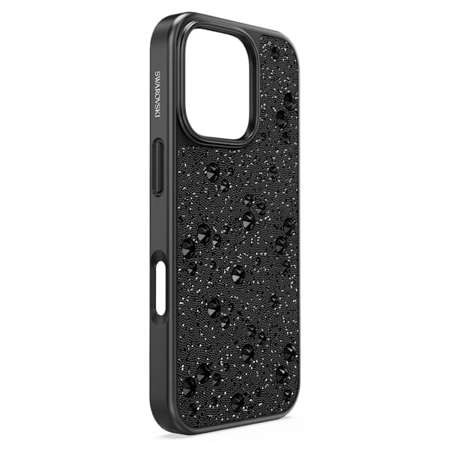 Funda para smartphone High con diseño disperso, iPhone® 16 Pro, negro Funda para smartphone High con diseño disperso, iPhone® 16 Pro, negro