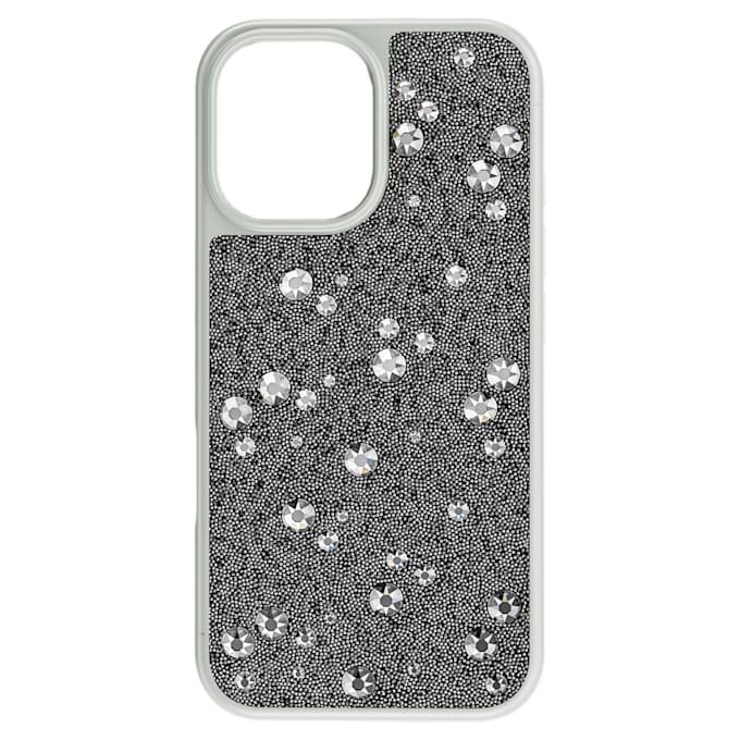 Funda para smartphone High con diseño disperso, iPhone® 16, tono plateado Funda para smartphone High con diseño disperso, iPhone® 16, tono plateado